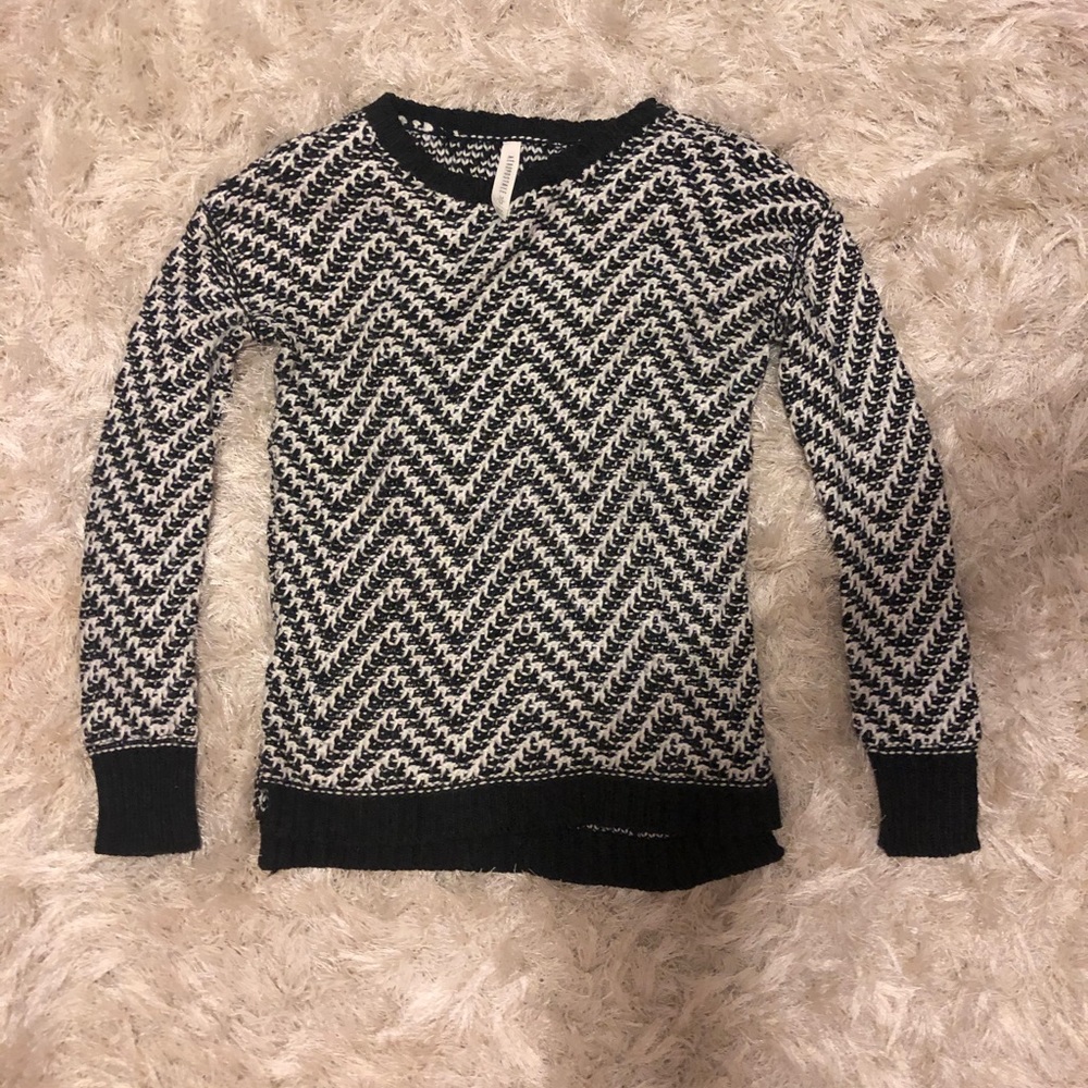 Black and White Sweater